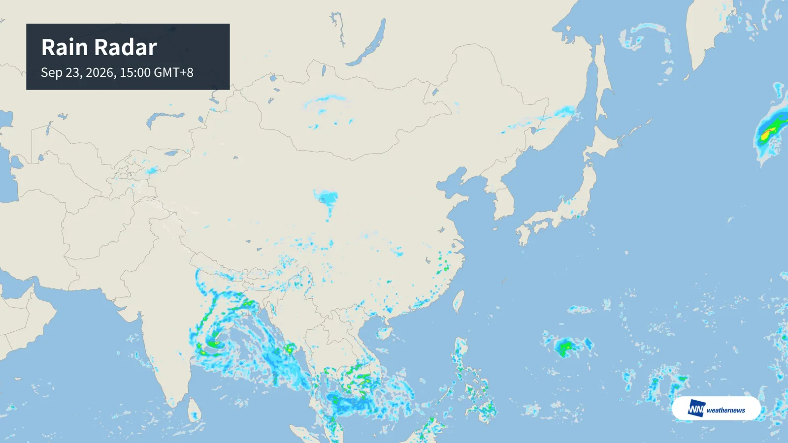Cuaca empat bandar hari ini: Beijing cerah dan panas, Guangzhou cerah dengan hujan sekali-sekala