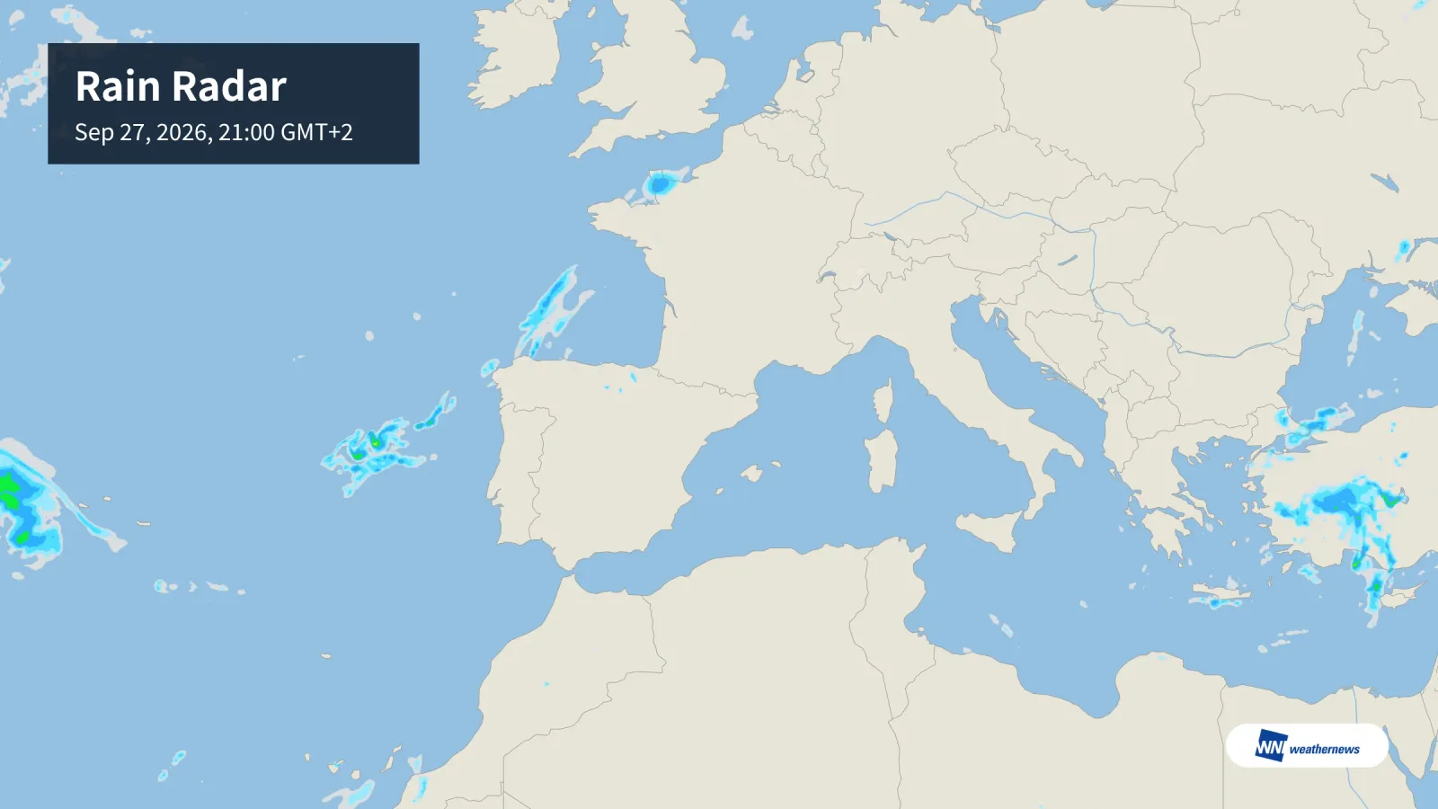 Météo aujourd’hui en Espagne : soleil à Madrid et Séville, pluie à Bilbao