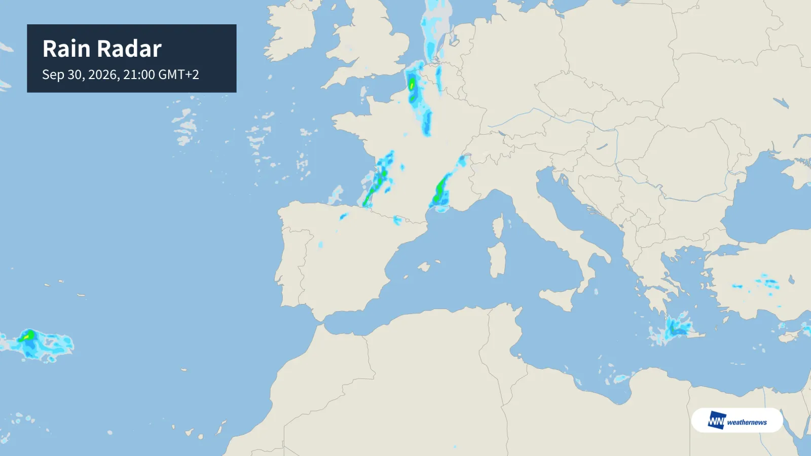 La météo aujourd’hui : pluie à Bilbao et ciel variable dans d’autres villes