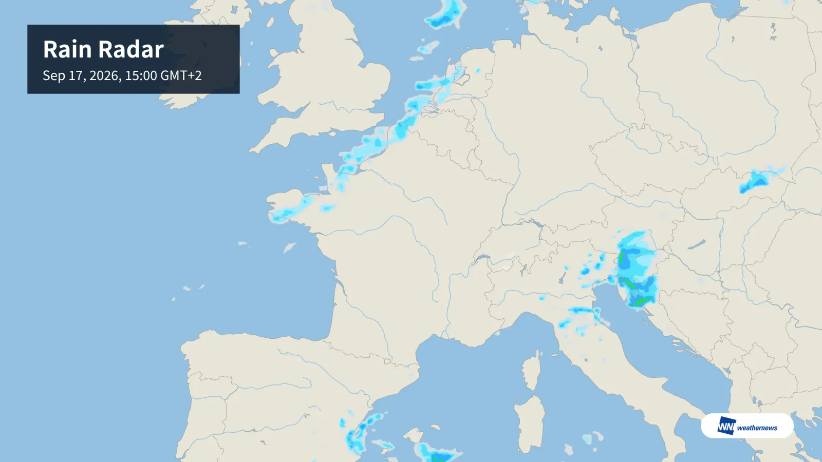 Éclaircies à Lyon et Marseille, probabilité de pluie en hausse à Lille