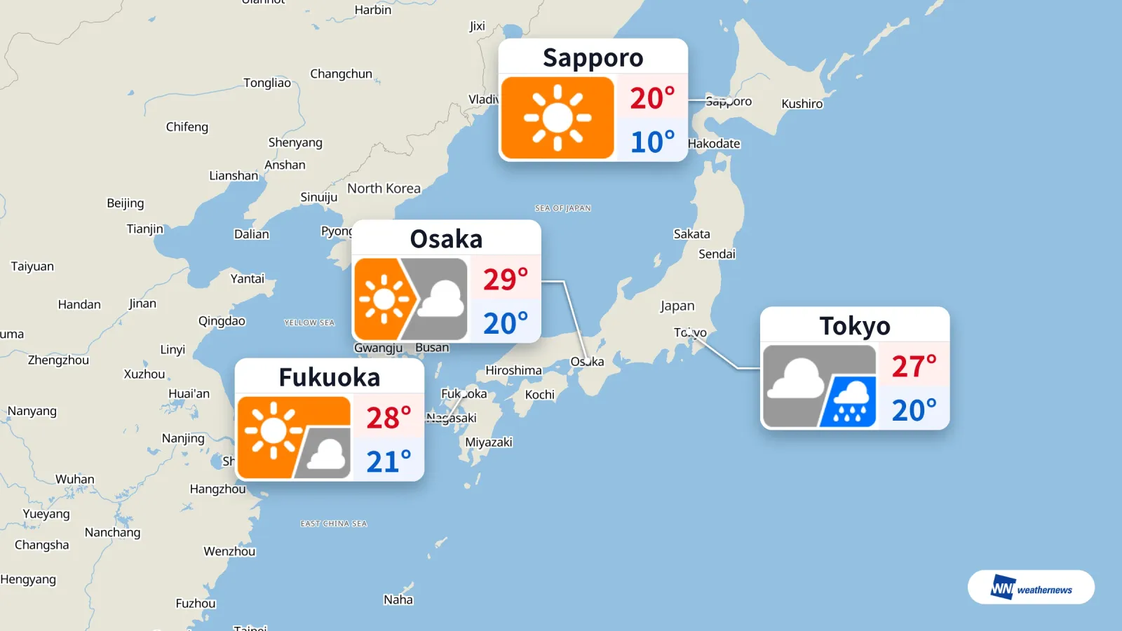 Cuaca Jepang Hari Ini: Peluang Hujan di Tokyo, Langit Lebih Cerah di Tempat Lain