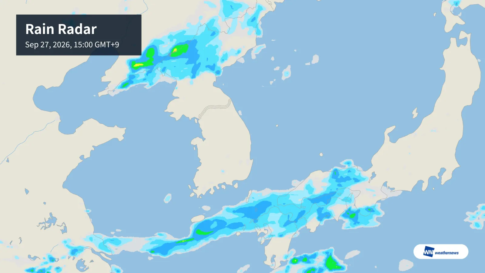 Hoy, 27 de septiembre: cielo despejado en Seúl y lluvia prevista en Jeju