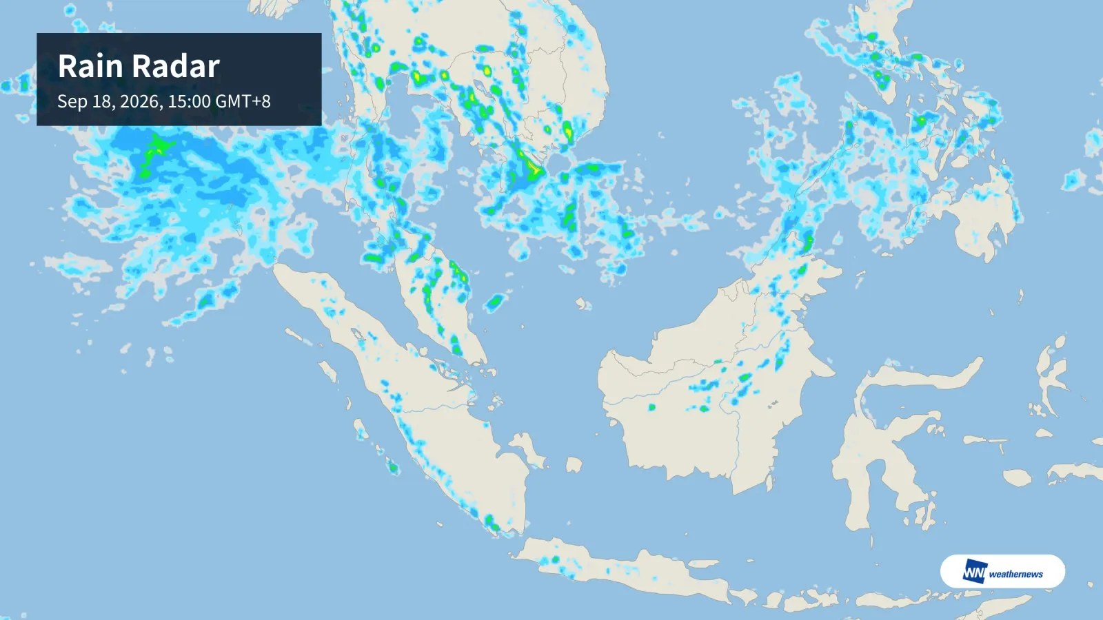 Previsão do tempo na Malásia para hoje: padrão de chuva varia conforme a cidade