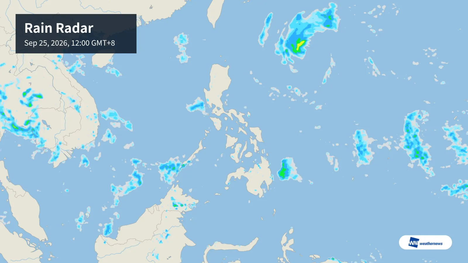 มะนิลาและเมืองสำคัญเผชิญฝนตกกระจายในวันนี้