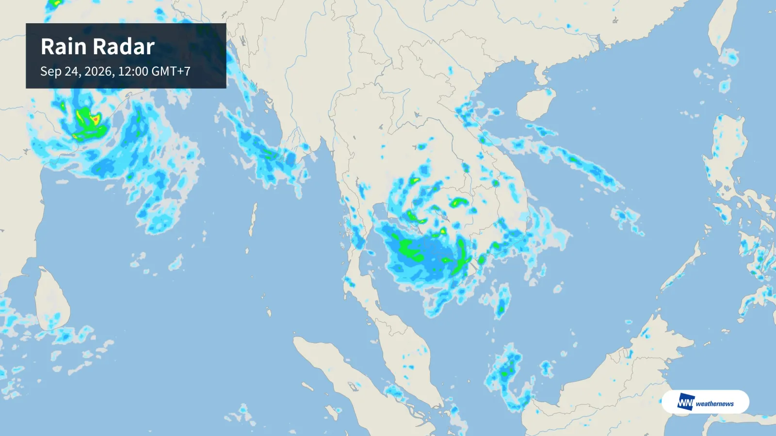 Ramalan cuaca hari ini 24 September: Hujan di Bangkok