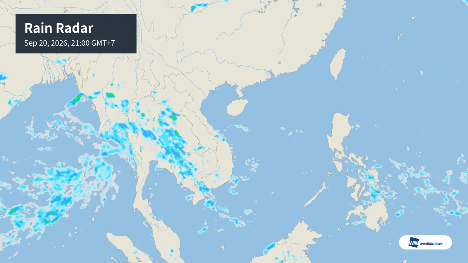 Météo aujourd’hui 20/9 : pluie à Hô Chi Minh-Ville, soleil à Hanoï et pluies fréquentes à Đà Nẵng