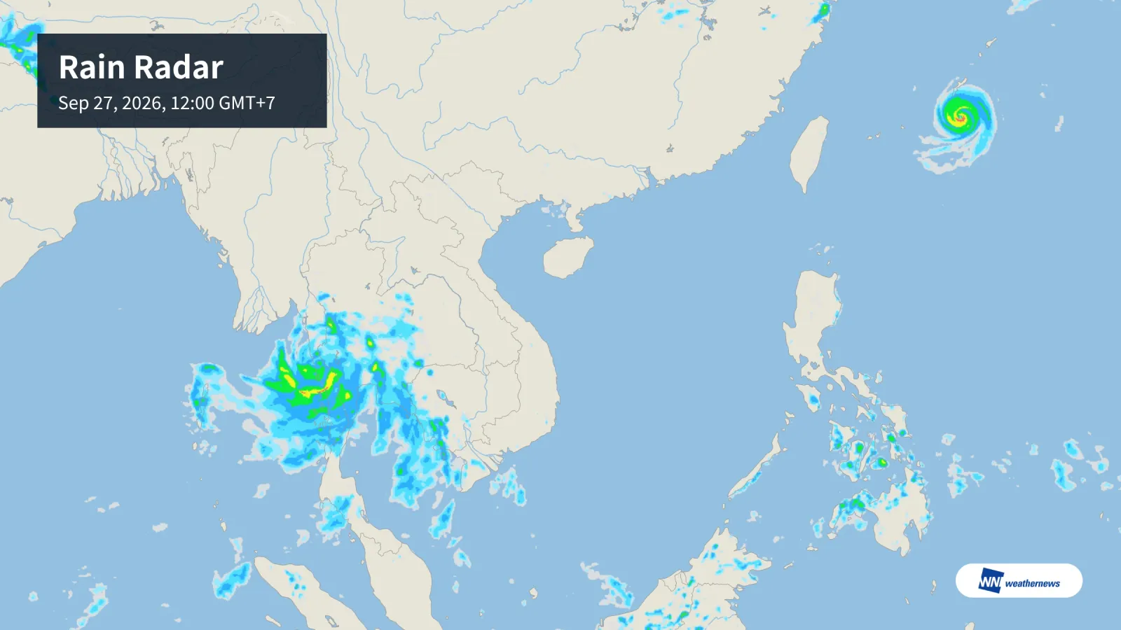 Météo aujourd’hui 27/9 : pluie à Hô Chi Minh-Ville, soleil et chaleur à Hanoï et Đà Nẵng