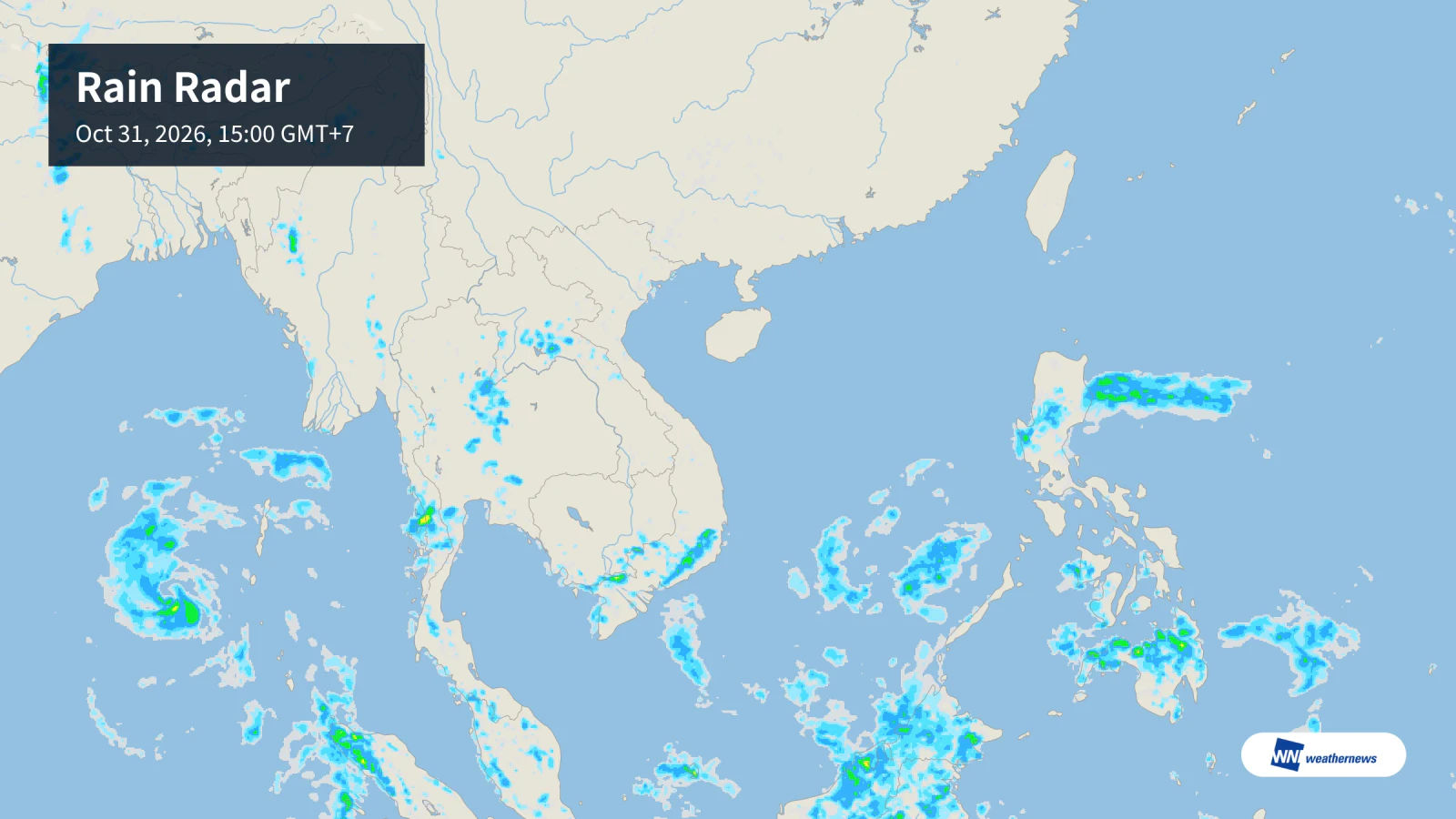 Aujourd’hui 31 octobre : pluie l’après-midi à Hô Chi Minh-Ville, jusqu’à 32 °C