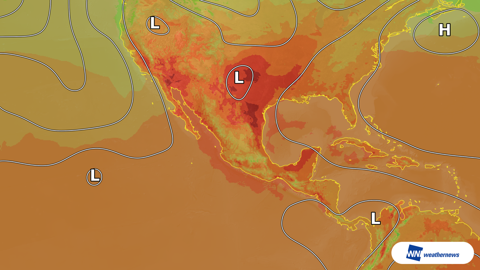 Udara panas menyebabkan suhu di Mexico meningkat sehingga 37℃ pada 12 September