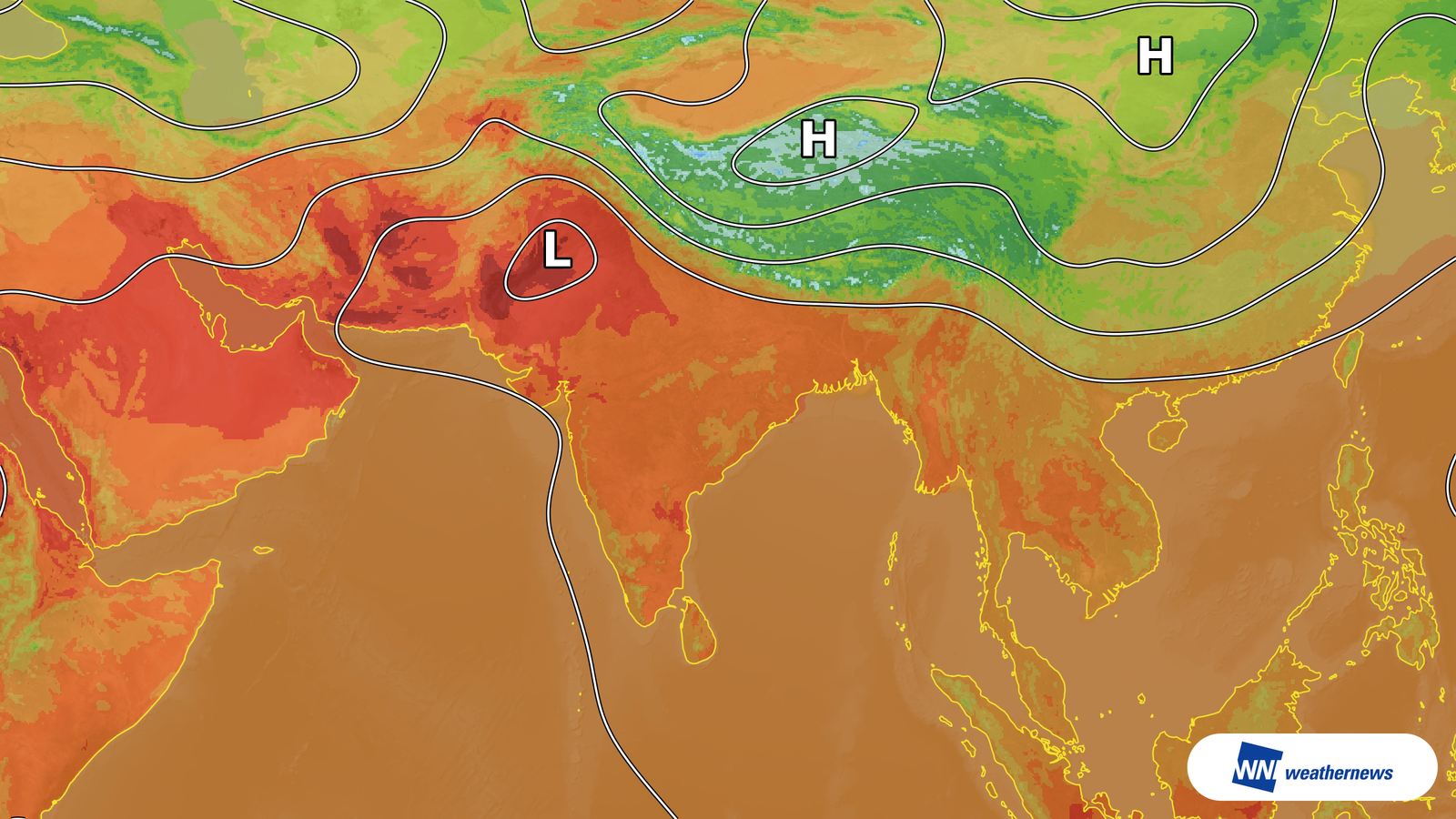 Se prevén 35 °C en Delhi, India, por la intensa radiación solar