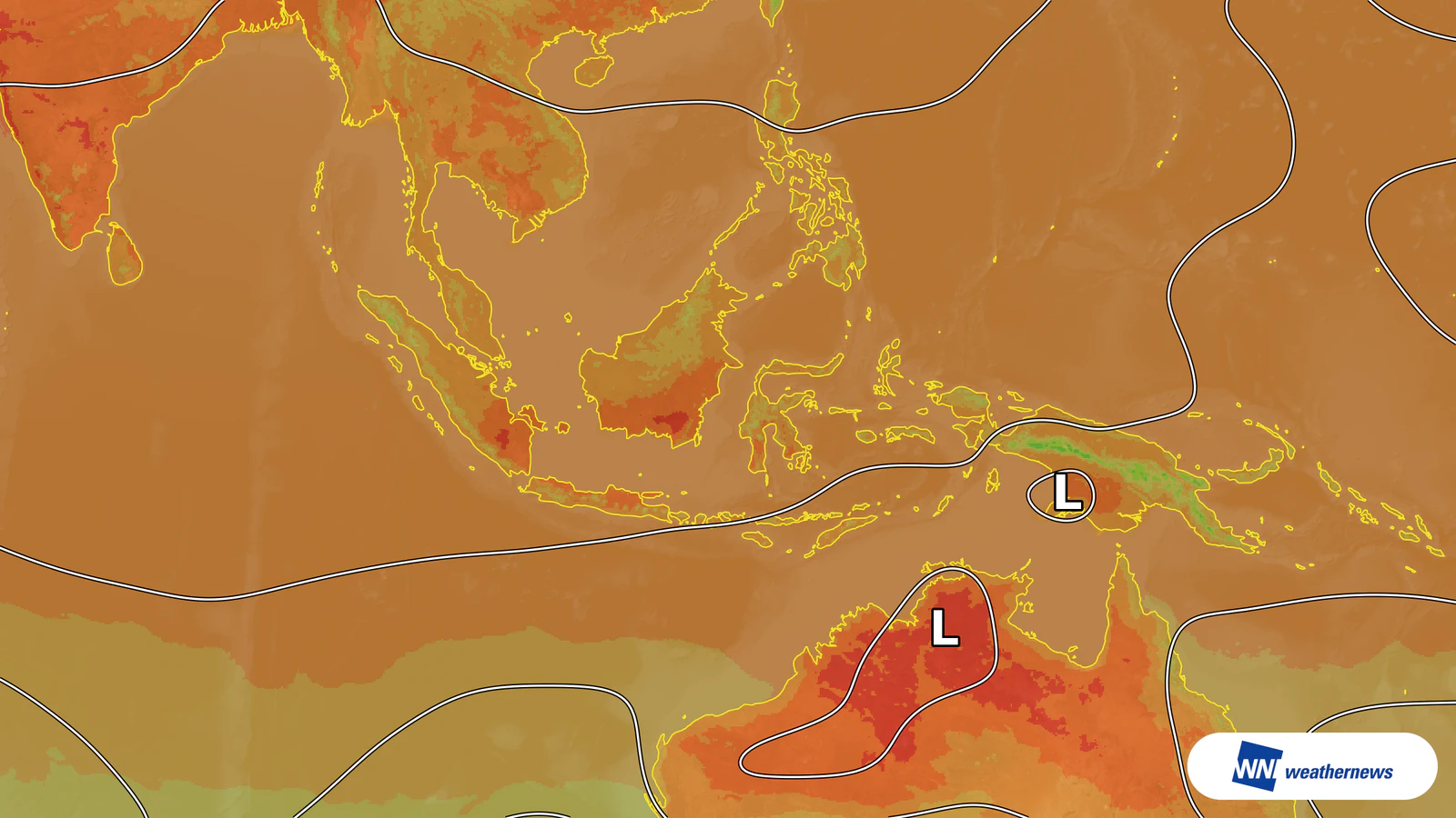 คาดสุราบายา อินโดนีเซีย อุณหภูมิแตะ 36°C จากแสงแดดแรง
