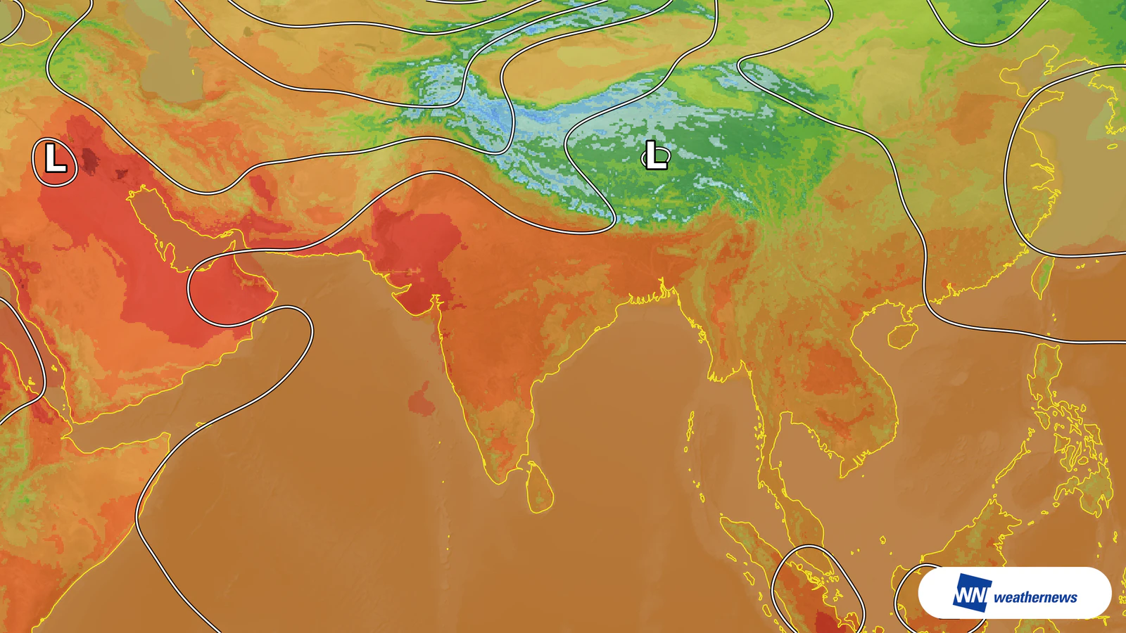 強い日射でインド・ムンバイは36℃予想