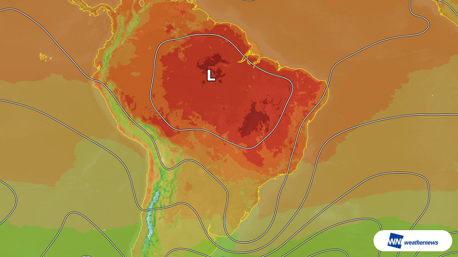 Se prevén 35 °C en Brasilia por una masa de aire cálido