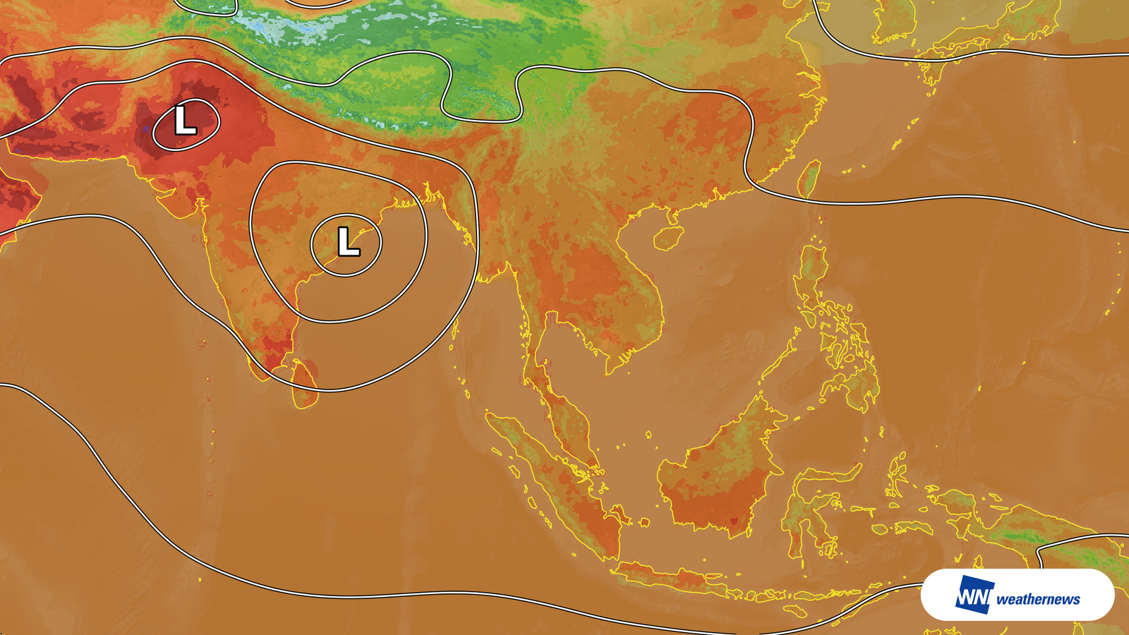 Ar quente eleva a previsão para 35°C em Bangkok, na Tailândia