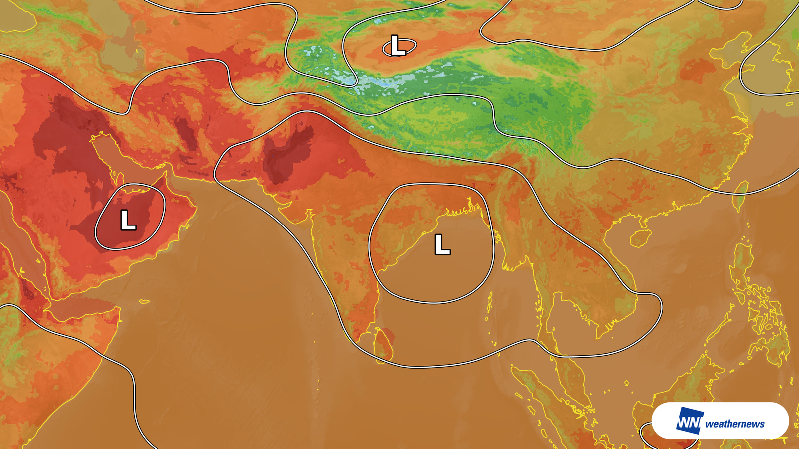 Delhi, India, diperkirakan mencapai 37°C akibat sinar matahari yang kuat