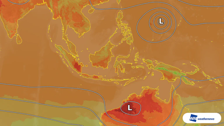 Suhu di Surabaya, Indonesia, diperkirakan mencapai 37°C akibat paparan sinar matahari yang kuat