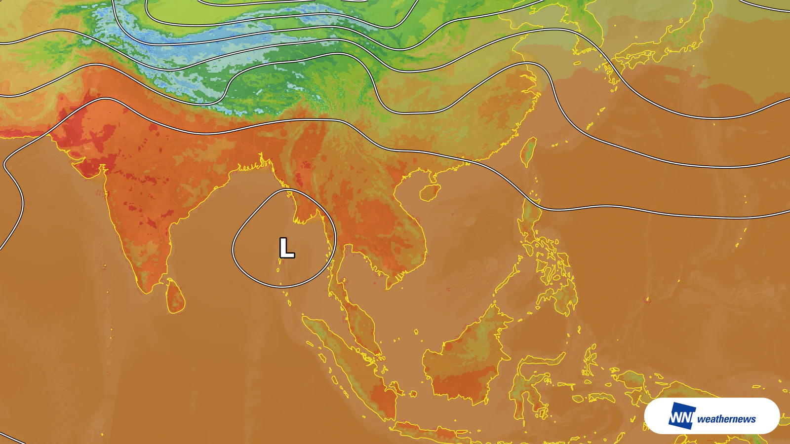 ฮานอย เวียดนาม คาดอุณหภูมิ 35°C จากอิทธิพลความกดอากาศสูง