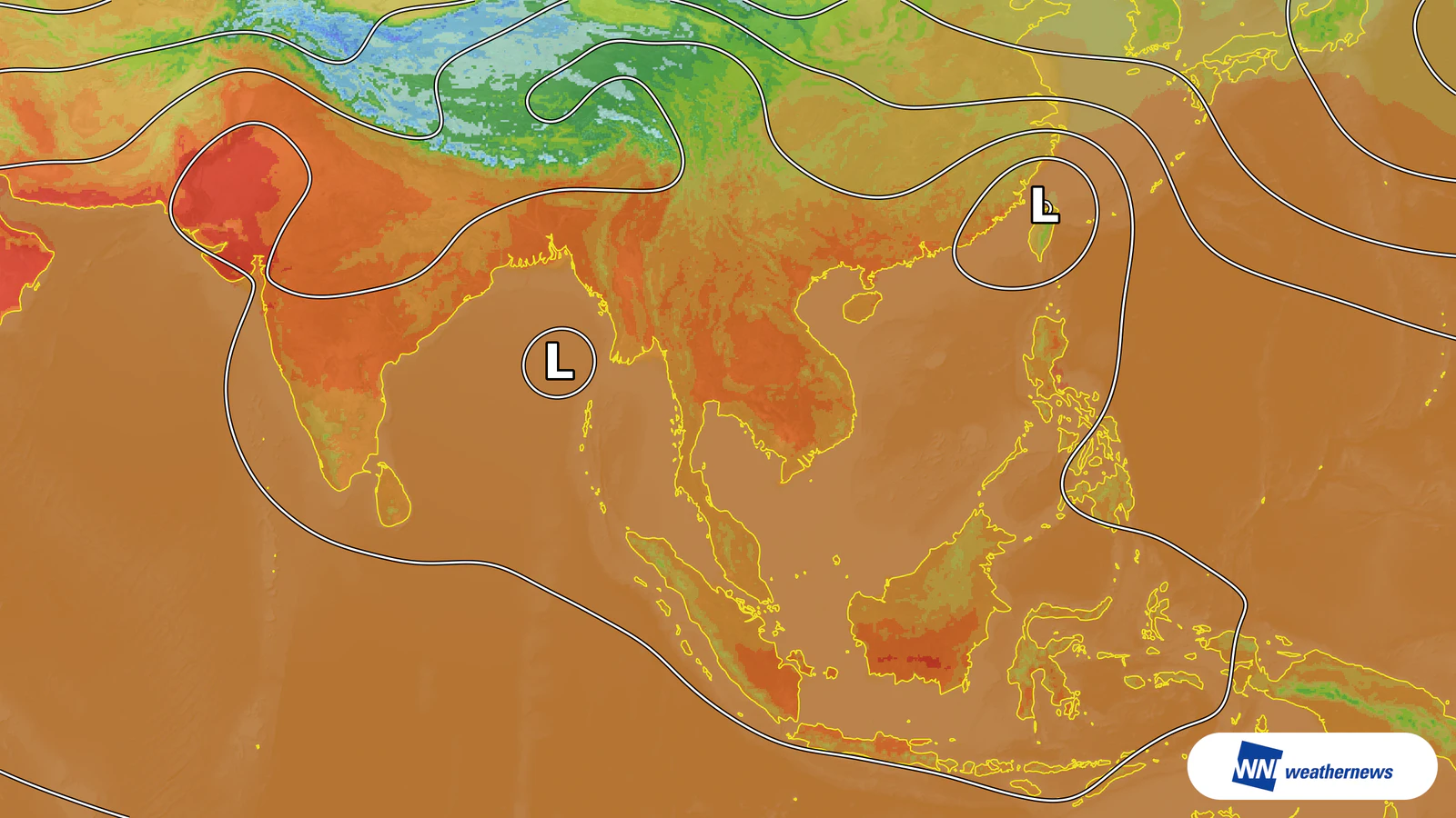Suhu di Thailand meningkat hingga 36°C pada 24 Oktober susulan sinaran matahari terik