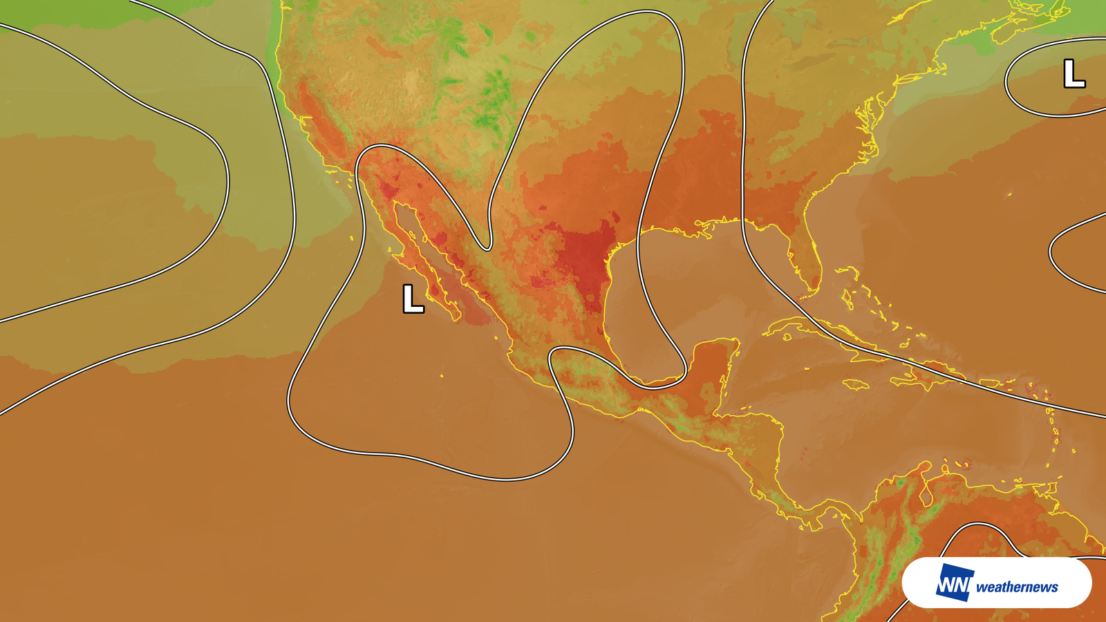 Udara hangat diperkirakan membuat Monterrey, Meksiko mencapai 35℃