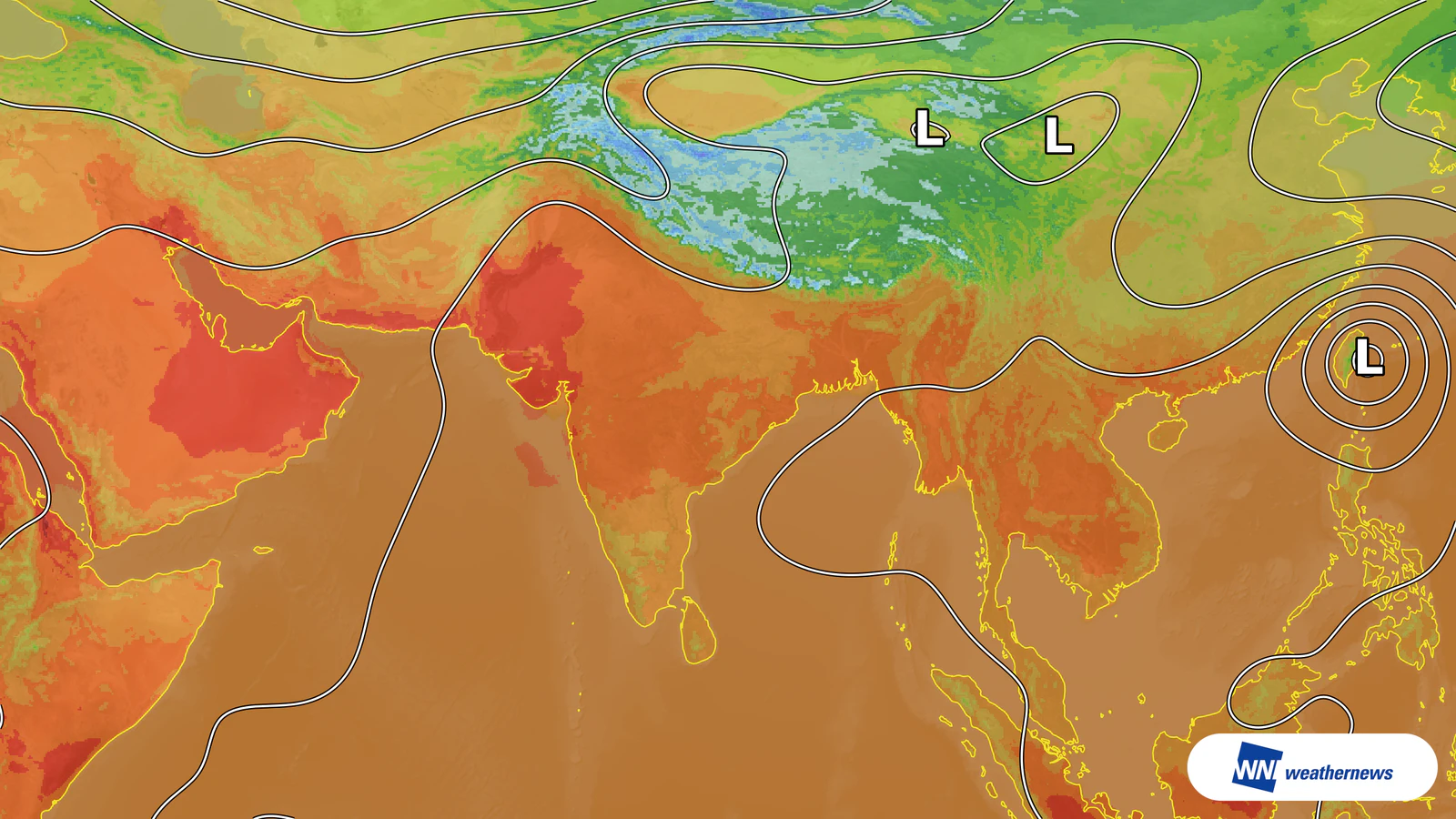 Forte radiação solar deve elevar a temperatura em Mumbai, na Índia, a 36°C