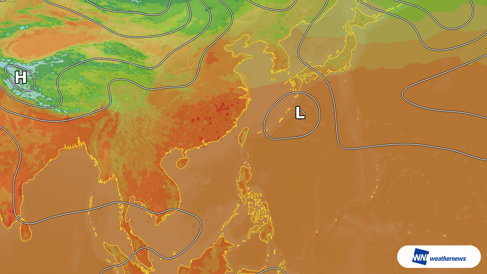 Un anticyclone en altitude devrait faire grimper Taipei à 35 °C