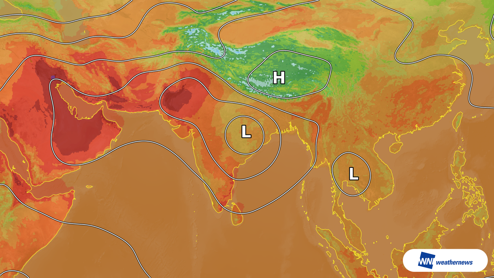 Se prevén 36 °C en Chennai, India, por la intensa radiación solar
