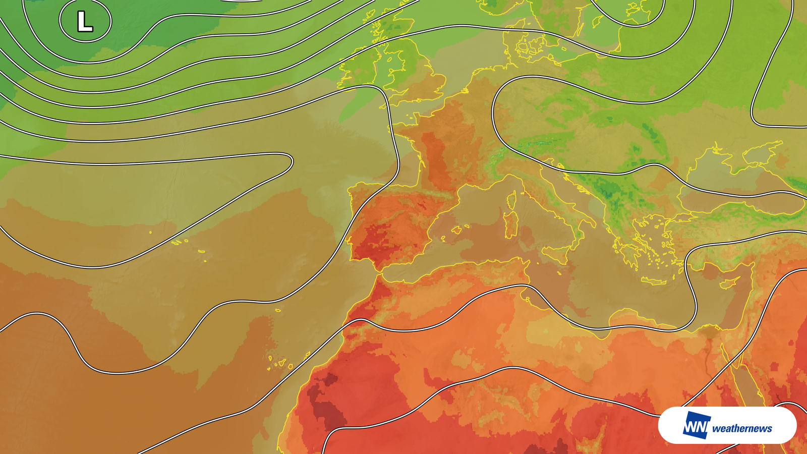 Se prevén 38 °C en Sevilla, España, debido a un anticiclón en altura