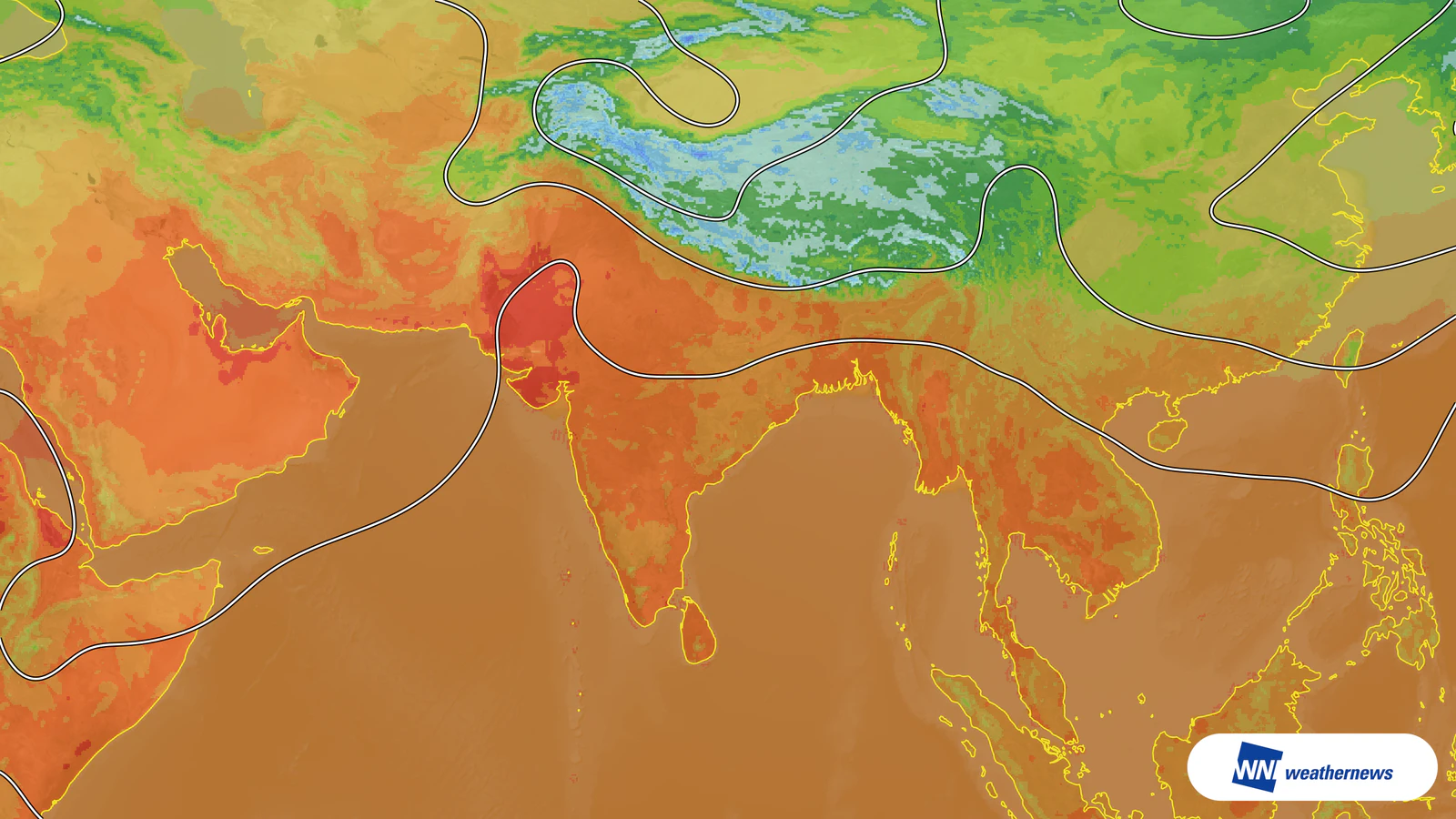 強い日射でインド・ムンバイは35℃予想