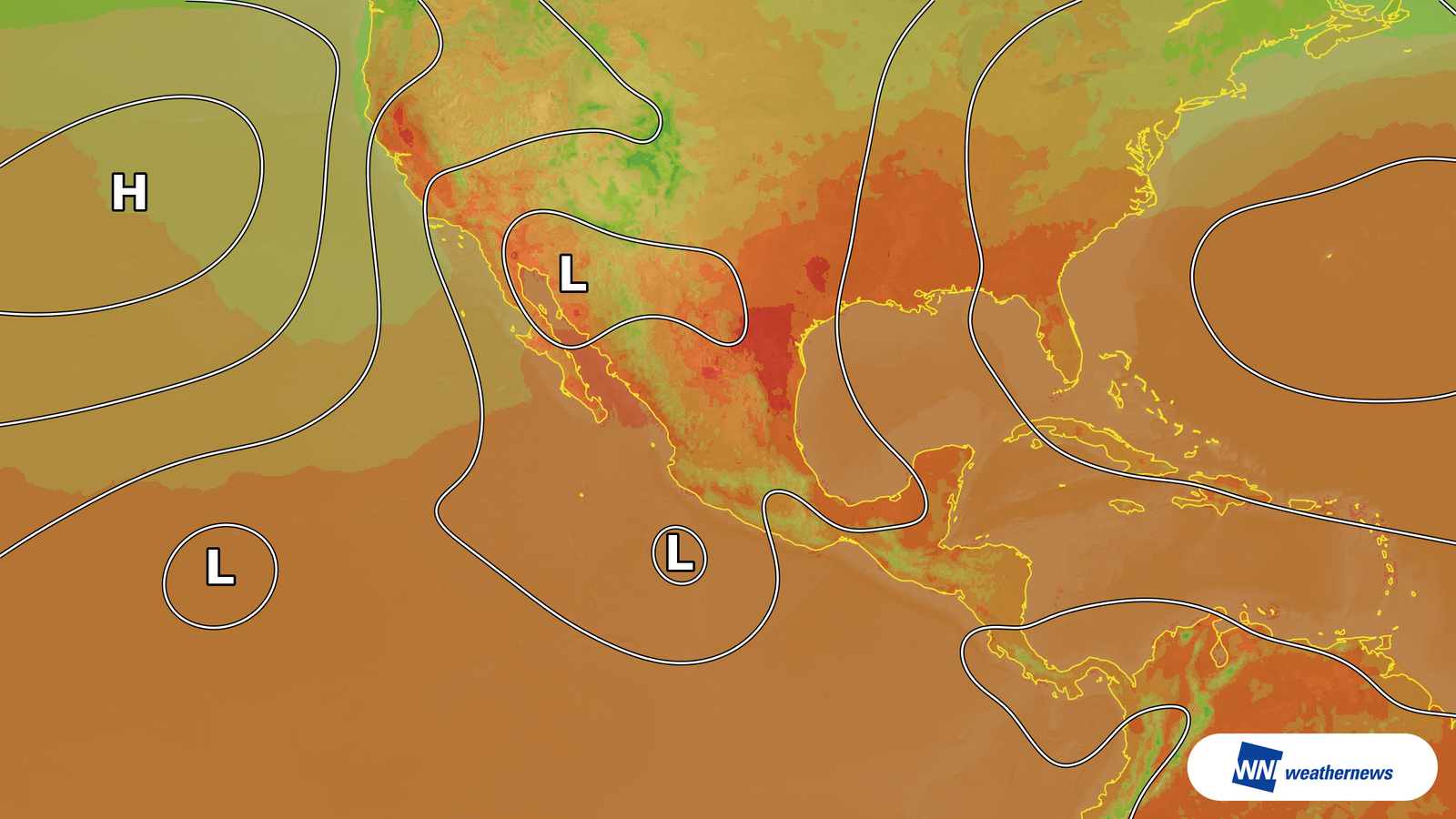 Akibat udara hangat, Monterrey, Meksiko diperkirakan mencapai 35°C
