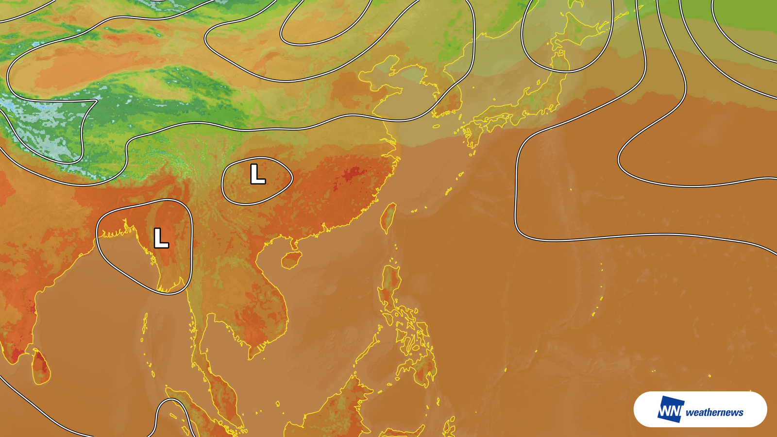 Đài Bắc (Đài Loan) dự báo 35°C do áp cao trên cao