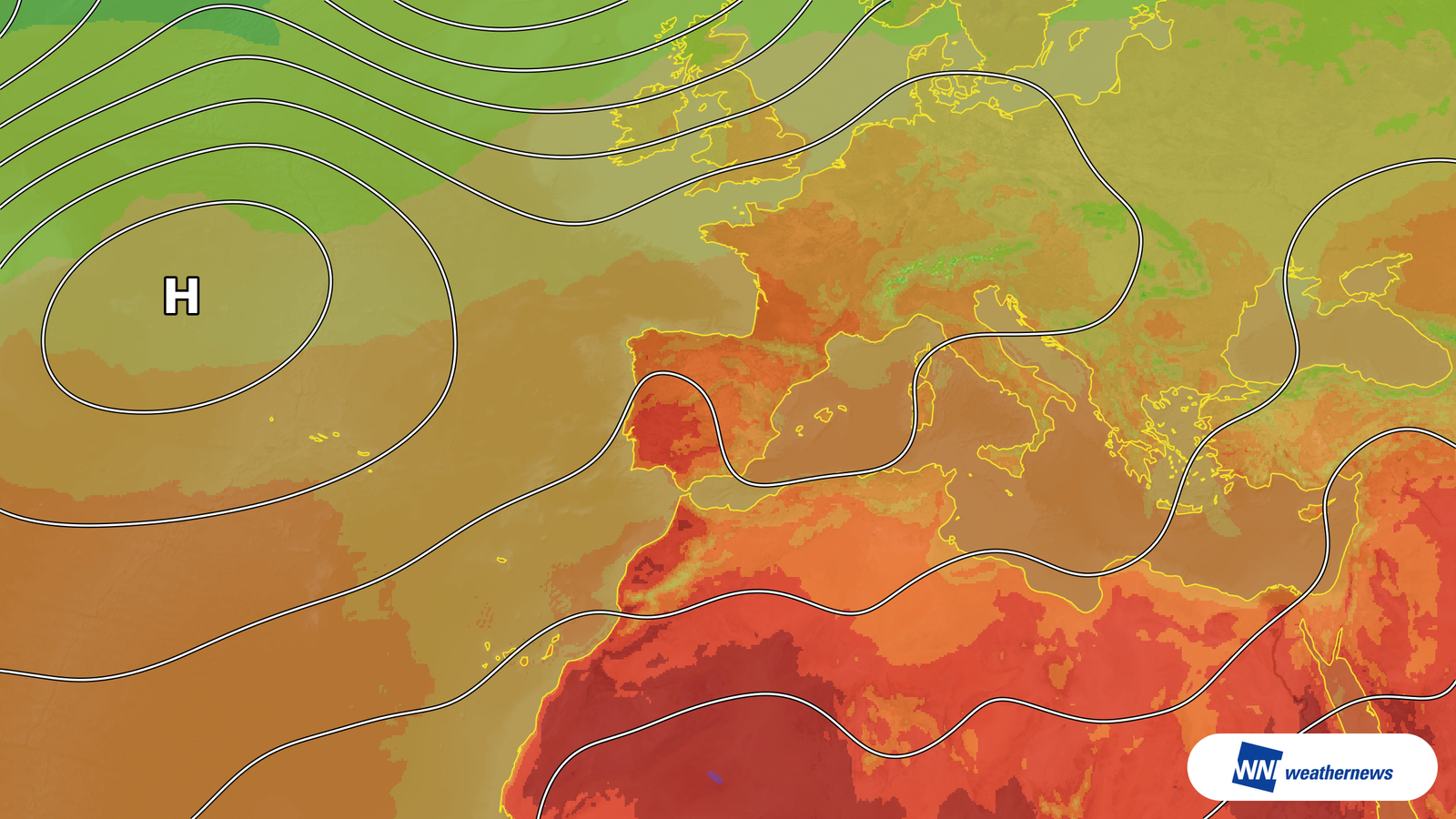 Paparan sinar matahari yang kuat membuat suhu di Spanyol naik hingga 38°C pada 14 September