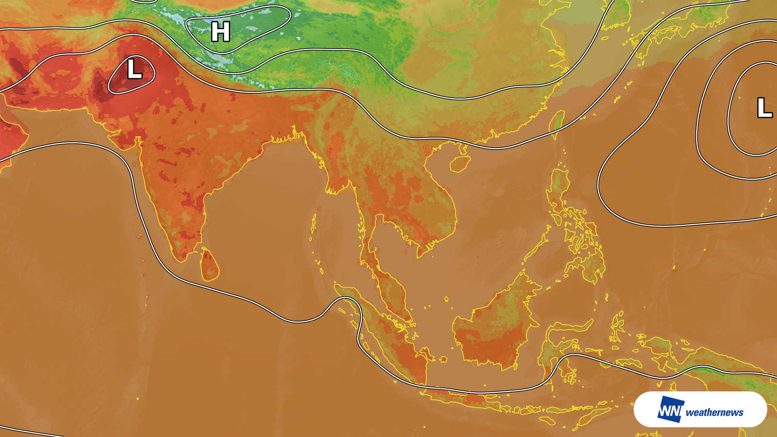 L’air chaud fera monter la température à 35 °C à Bangkok, en Thaïlande
