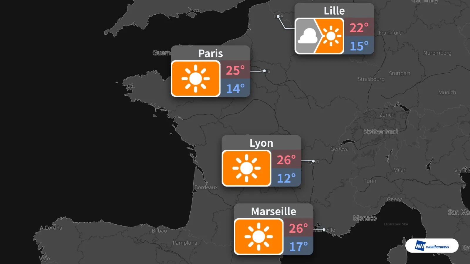 Météo de demain samedi 19 septembre : Paris, Lille, Lyon, Marseille