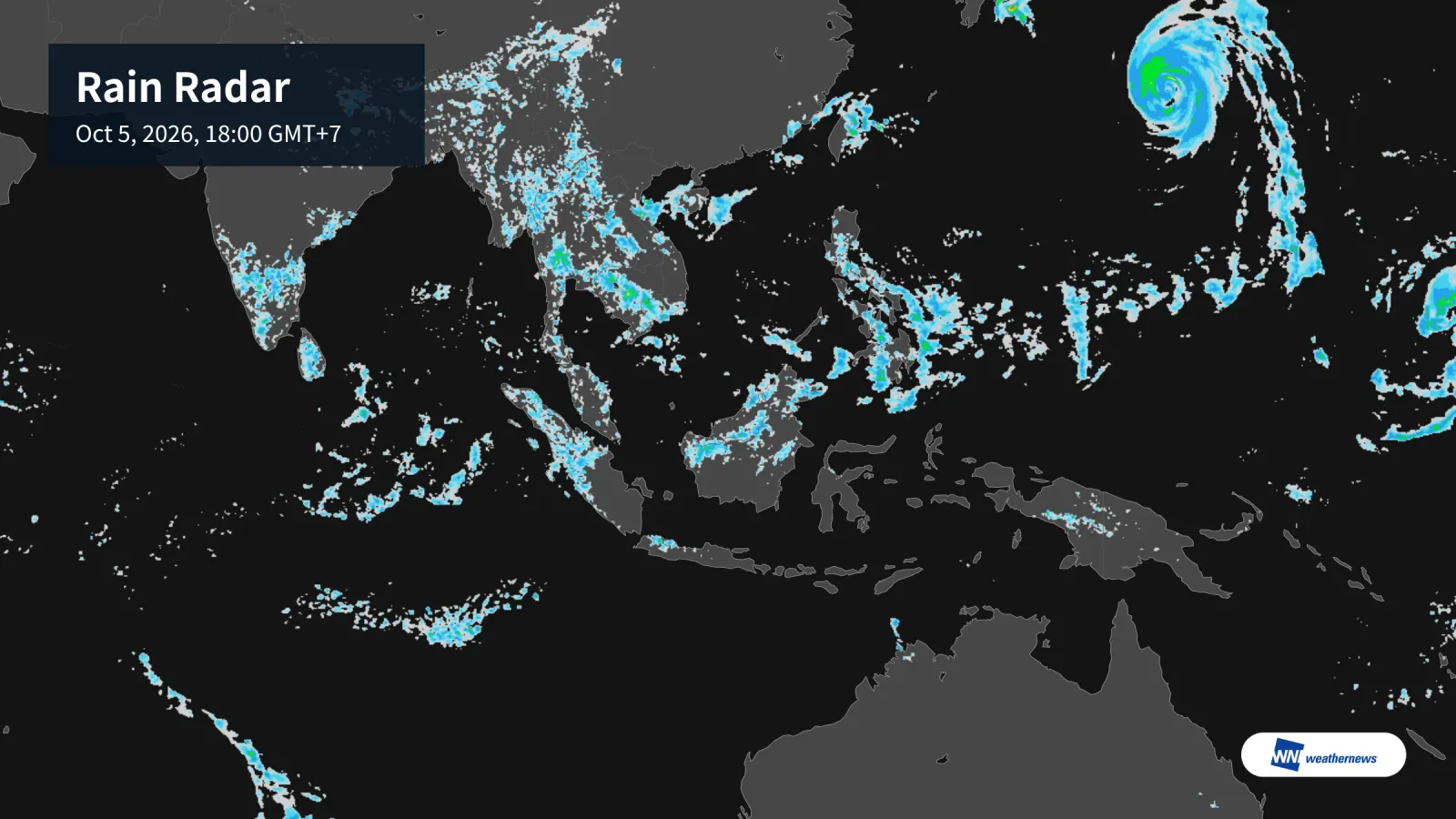 Météo de demain, 5 octobre : pluie à 18 h à Jakarta, chaleur à Surabaya