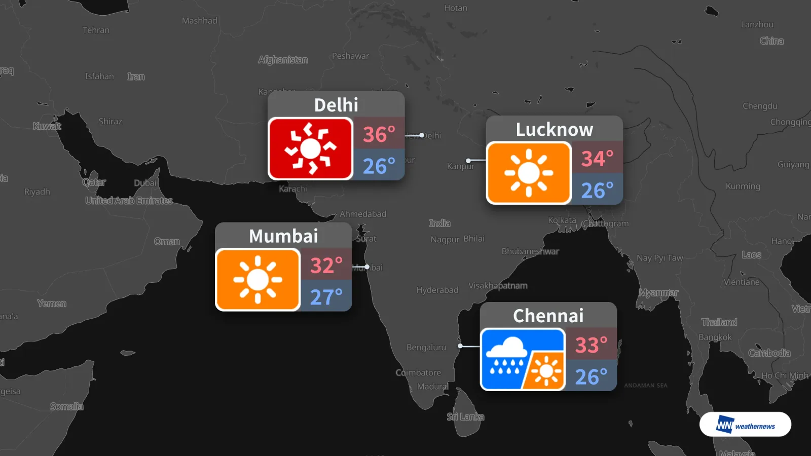Besok, 21 September: Delhi Menghadapi Panas Ekstrem, Chennai Berpeluang Hujan