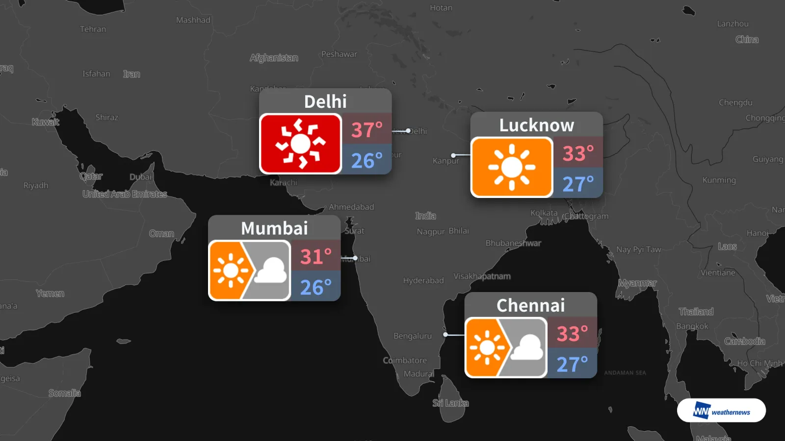 Prakiraan Panas Ekstrem di Delhi Besok, Mumbai dan Chennai Mewaspadai Risiko Hujan