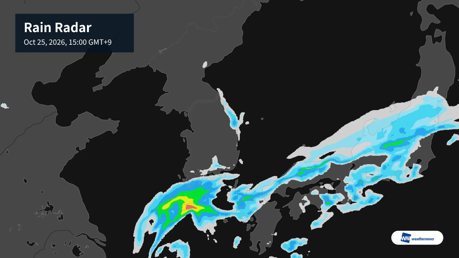 明日10月25日首尔晴,济州有暴雨/风暴