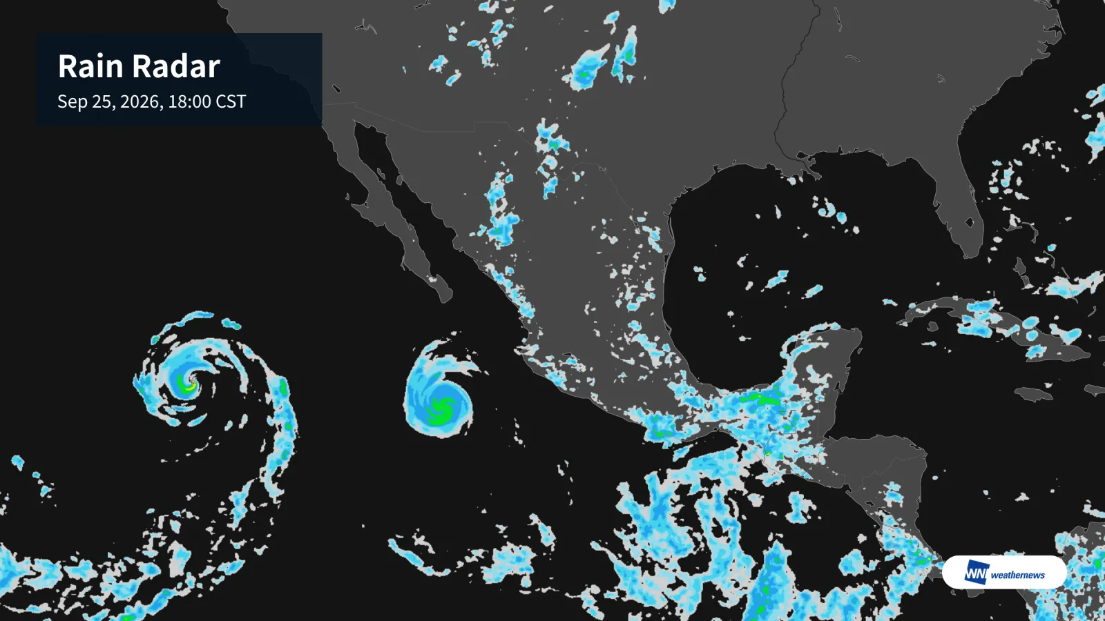 Ramalan esok, Jumaat 25 September, di Mexico