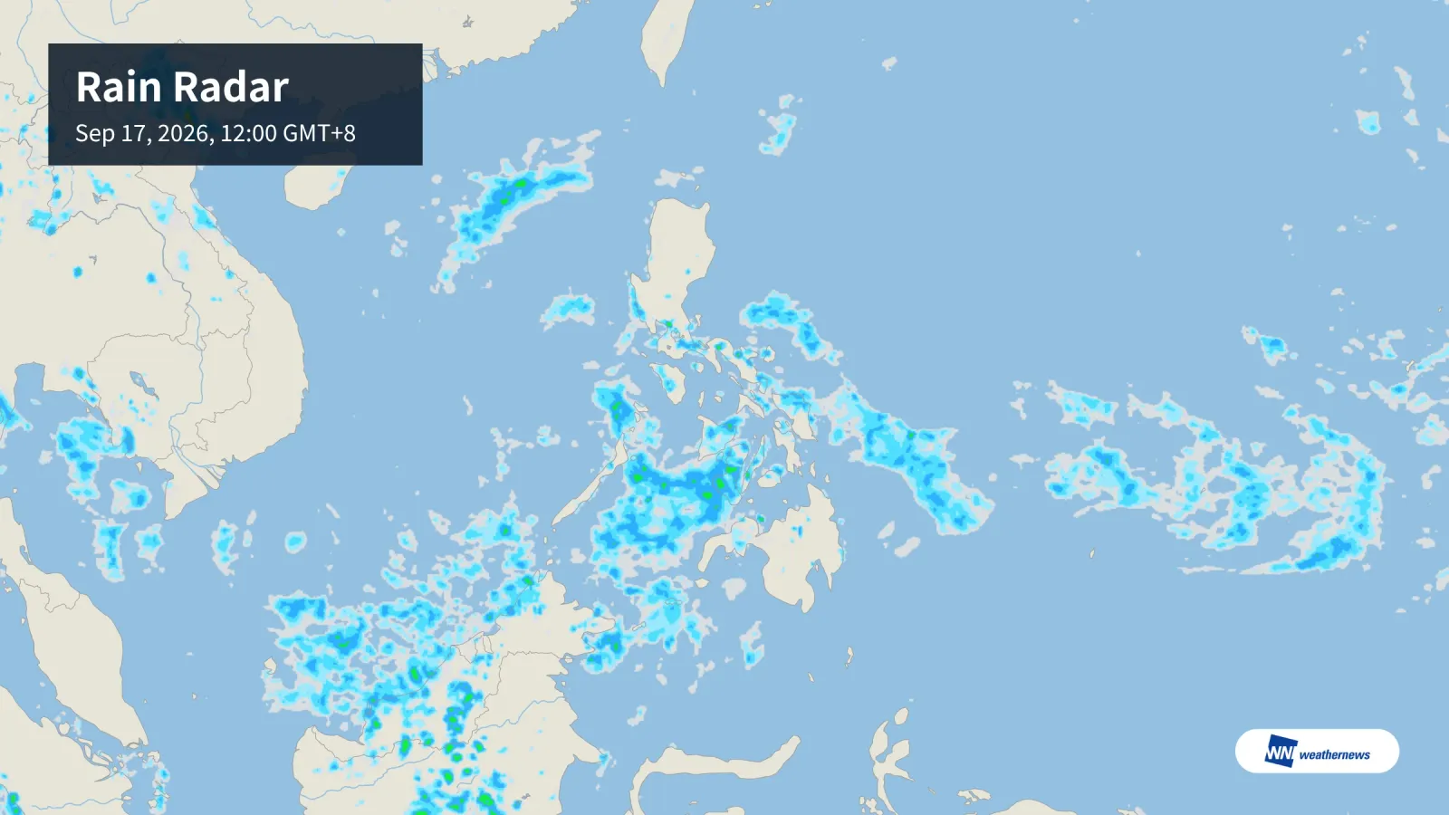 Cuaca Filipina Khamis: Kebarangkalian Hujan Tengah Hari di 4 Bandar