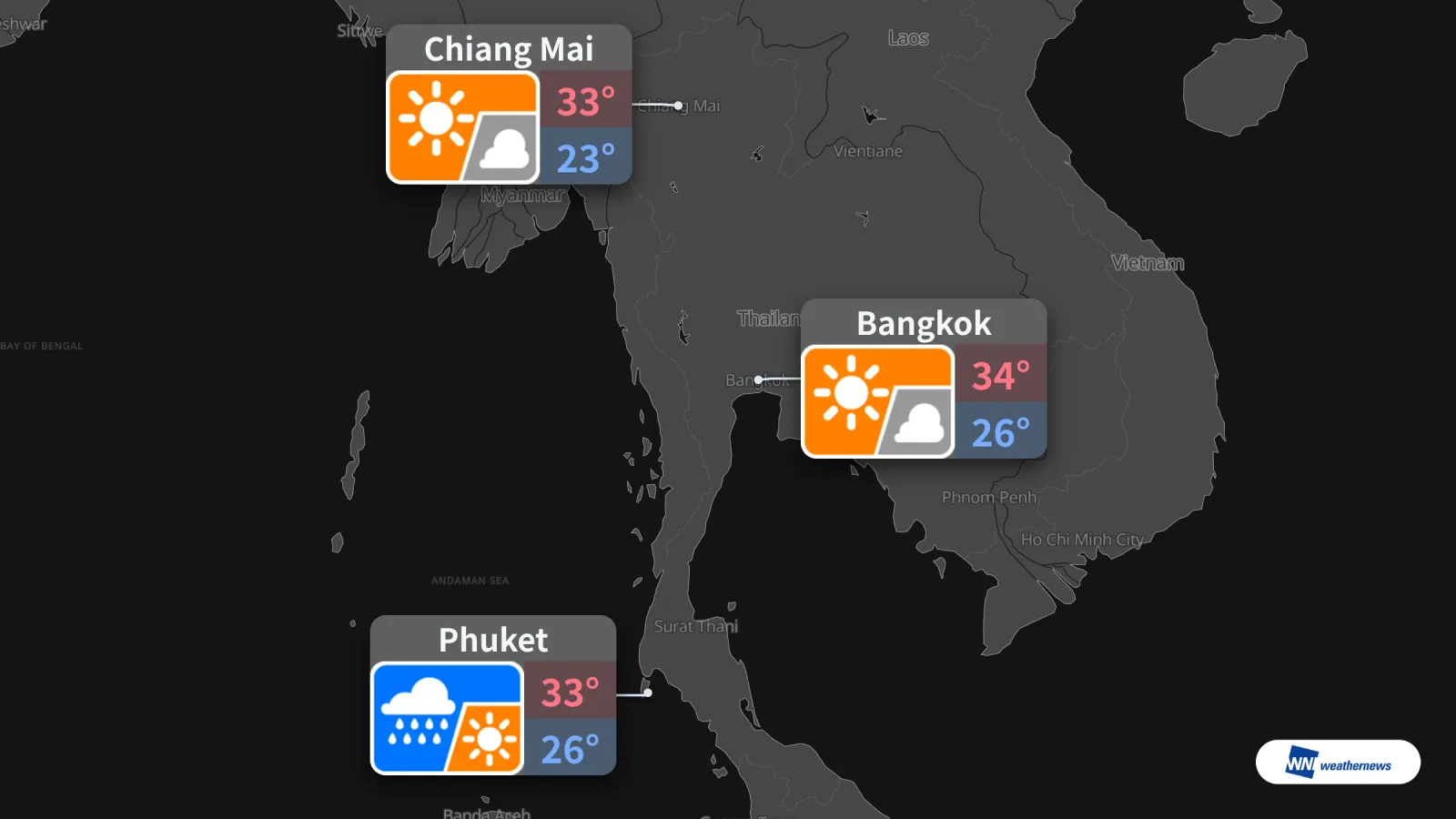 พรุ่งนี้ 1 ต.ค. ภูเก็ตมีฝน กรุงเทพฯ บ่ายสามโมงโอกาสฝน 90%