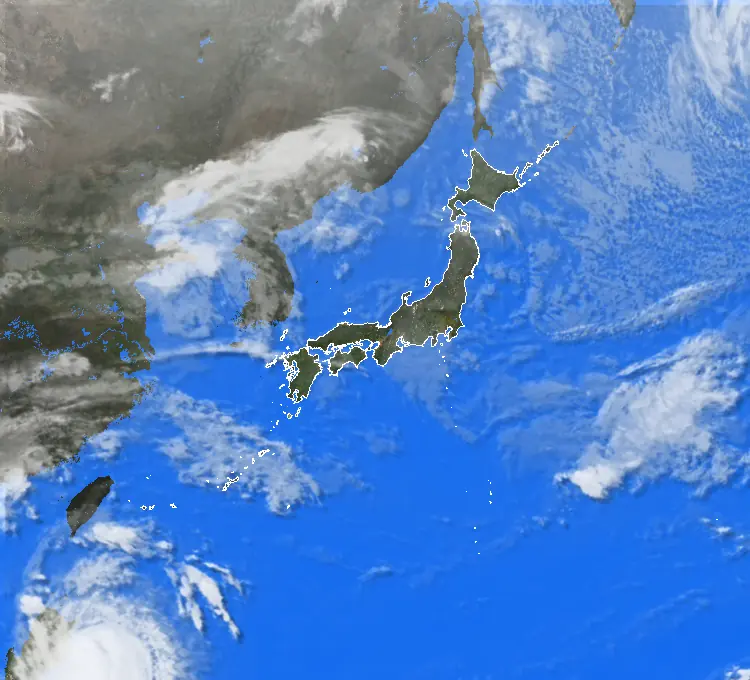 過去の気象衛星【2024年11月14日】 - ウェザーニュース