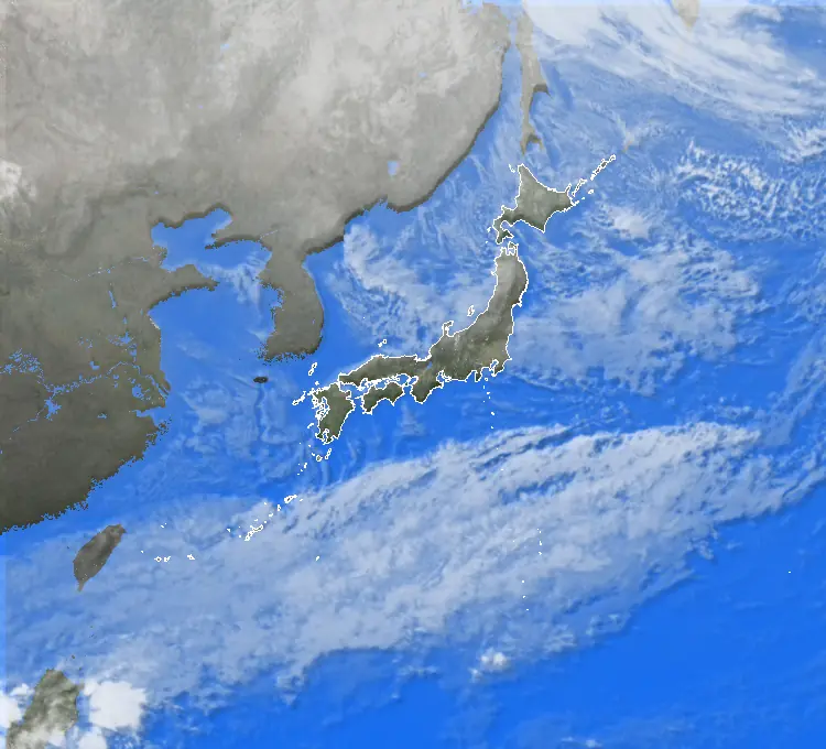 過去の気象衛星【2025年1月3日】 - ウェザーニュース