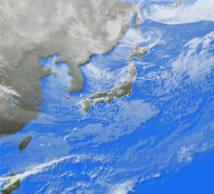 兵庫県の気象 空と海を見つめて100年 過去の気象衛星【2025年1月9日】 - ウェザーニュース