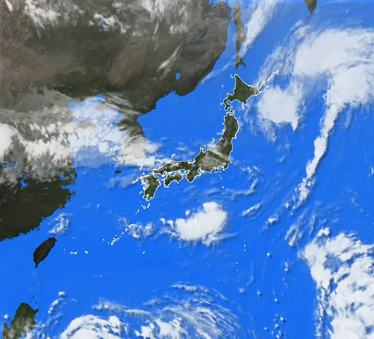過去の気象衛星【2025年10月2日】 - ウェザーニュース