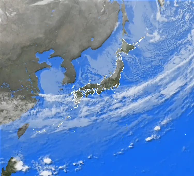 過去の気象衛星【2025年11月19日】 - ウェザーニュース