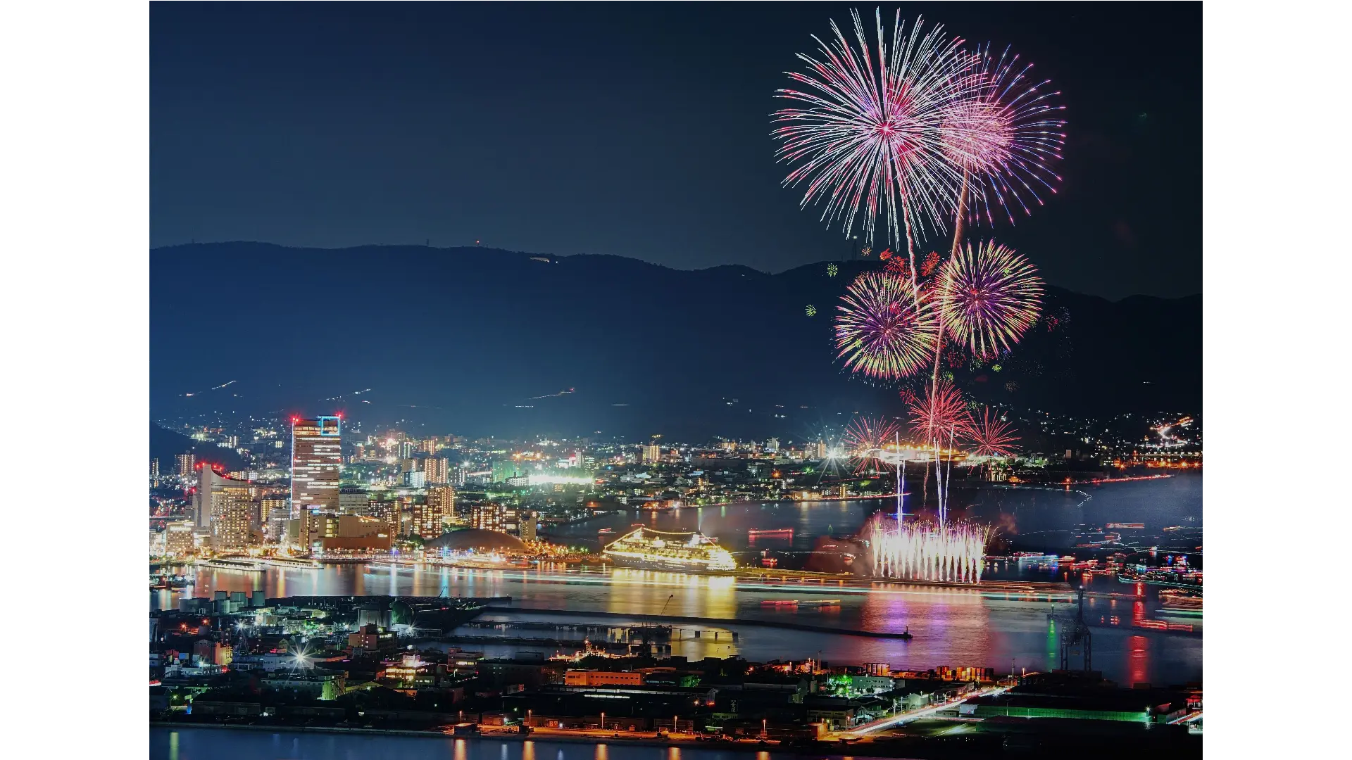 大洲川まつり花火大会