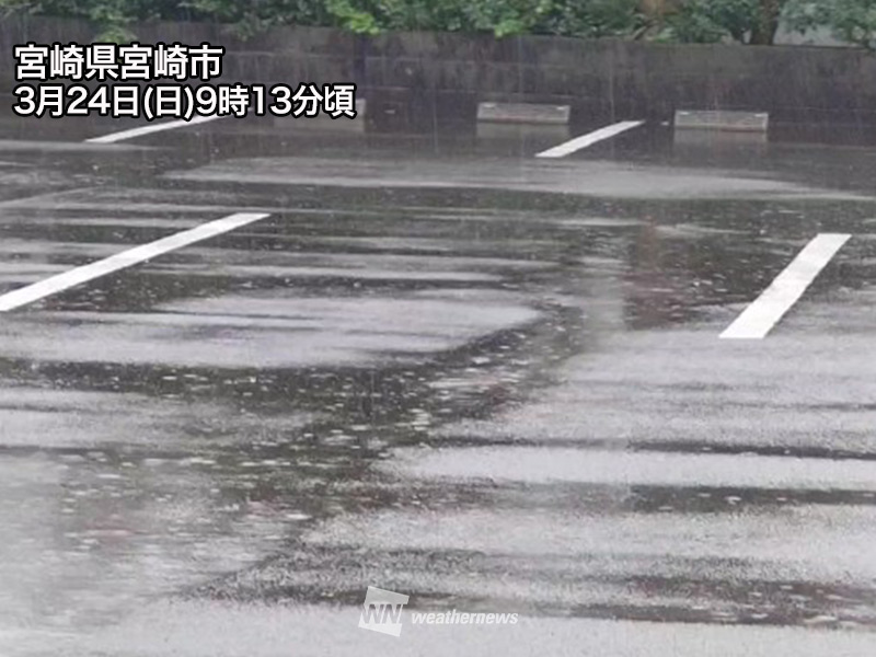 九州で激しい雨、長崎県では総雨量200mm超 河川の増水など警戒を
