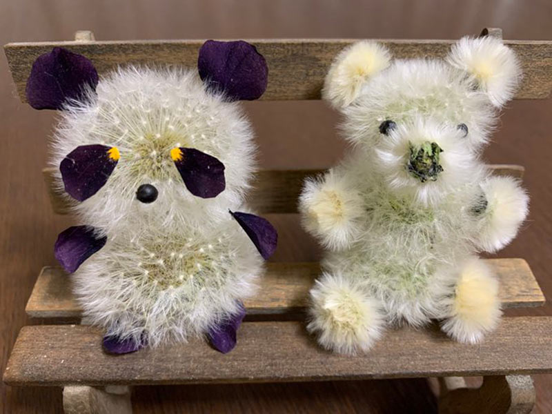 綿毛で遊ぶ！タンポポで作るふわふわパンダの作り方 - ウェザーニュース