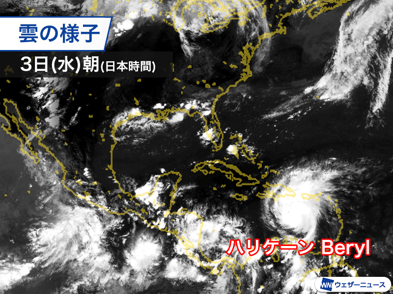 強力ハリケーンがカリブ海を西進 ジャマイカを直撃するおそれ