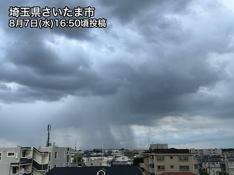 8月7日（水）・東日本のゲリラ豪雨を振り返る - ウェザーニュース